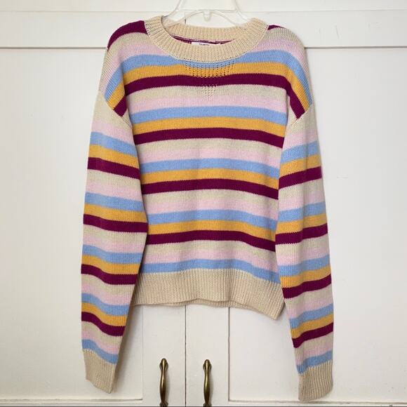 Tularosa Sunburst Stripe Kokomo Crewneck Sweater Small - Picture 2 of 8